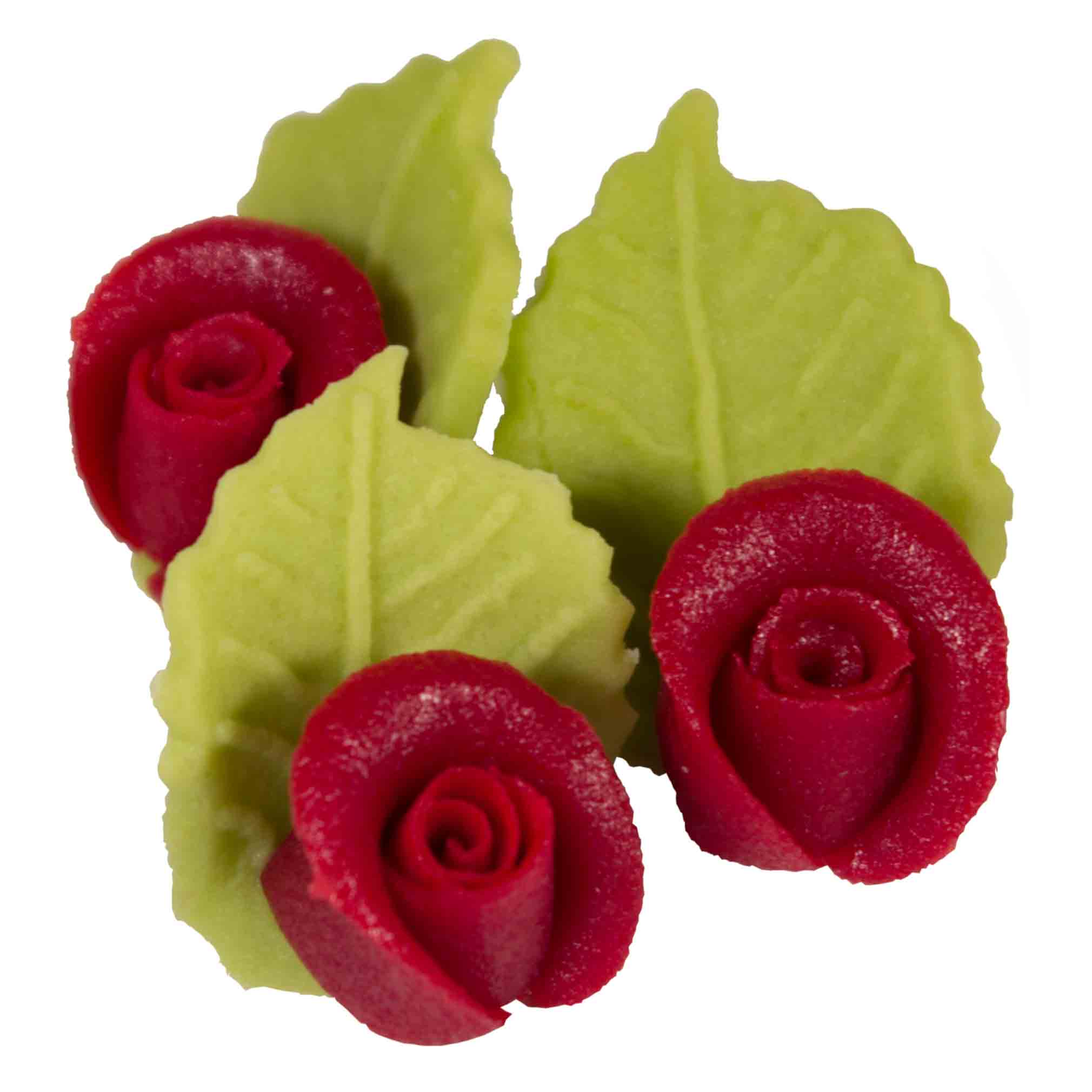 Mini rose marzipan red