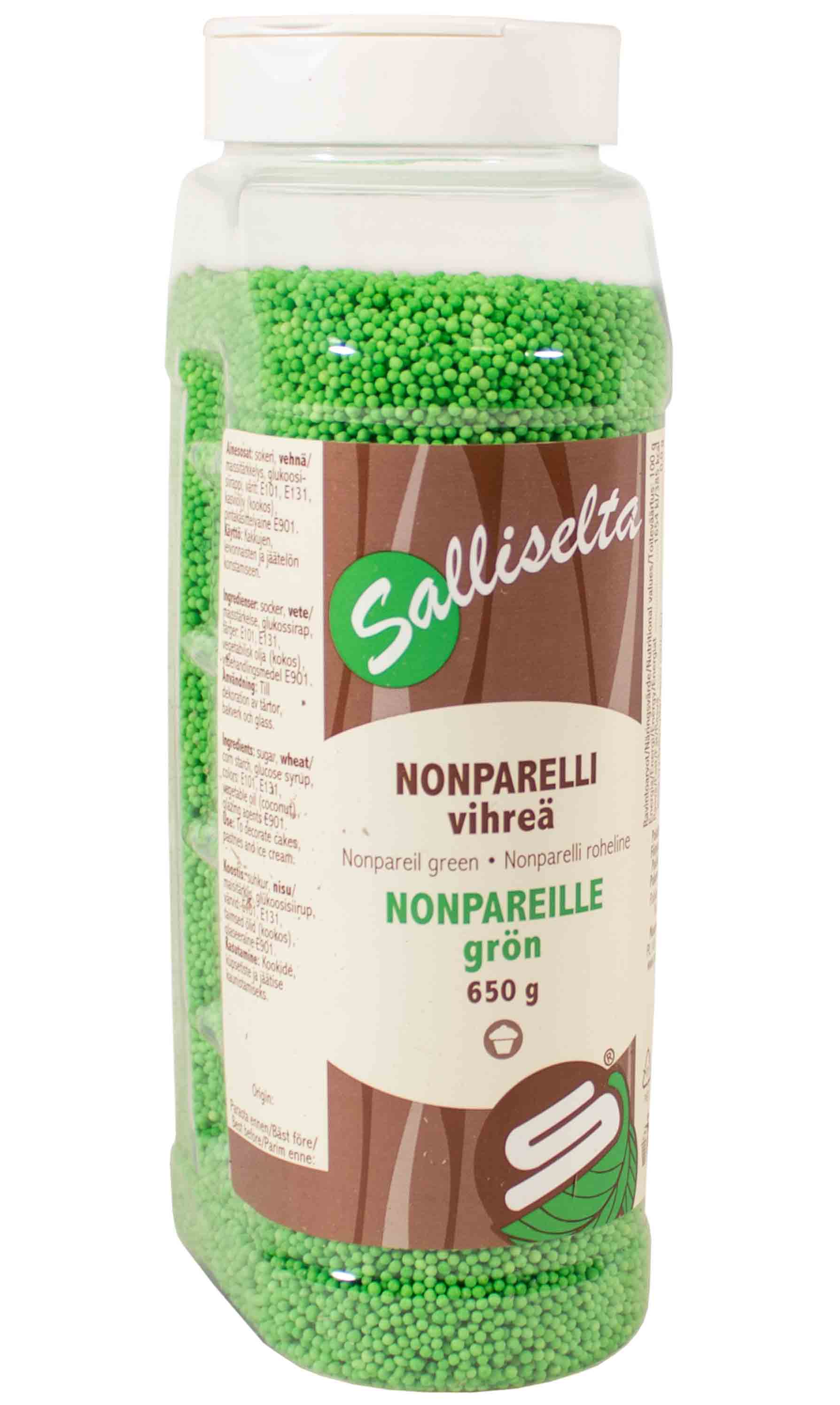 Nonpareils green 650 g